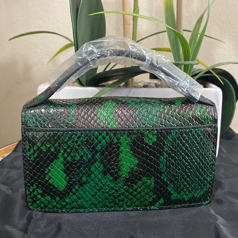 Kurt Geiger XS Bond Green Top Handle Crossbody Bag - Picture 10 of 13